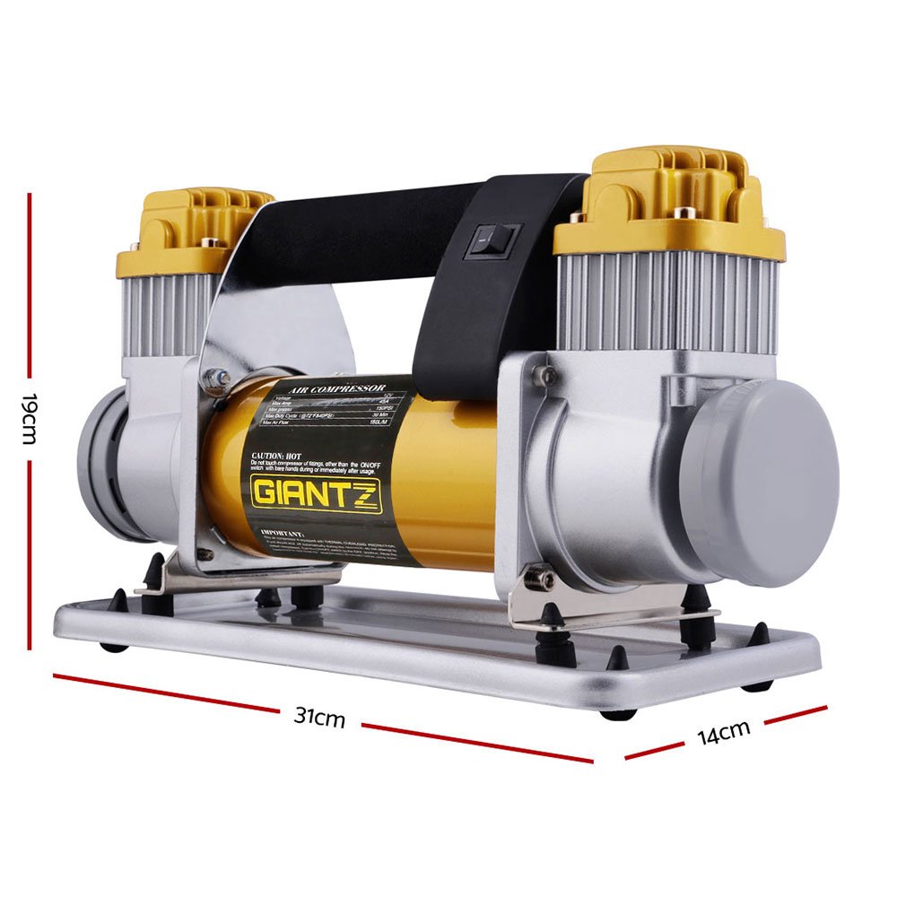 Giantz Air Compressor 12V 4x4 Tyre 200L/MIN Deflator Inflator Car Truck Portable - Image 2