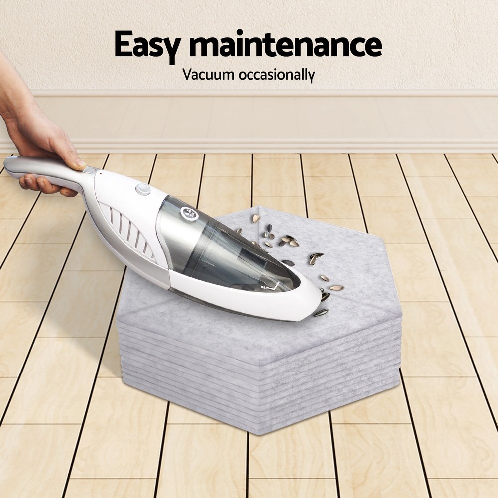 Alpha Acoustic Foam 12pcs 35x30x0.9cm Soundproof Absorption Panel Adhesive Grey - Image 5