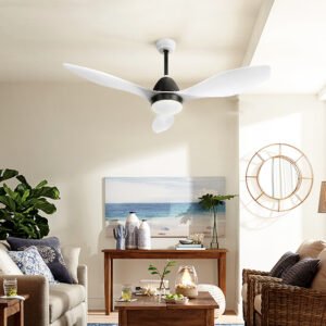 Devanti 48'' Ceiling Fan DC Motor w/Light w/Remote - White