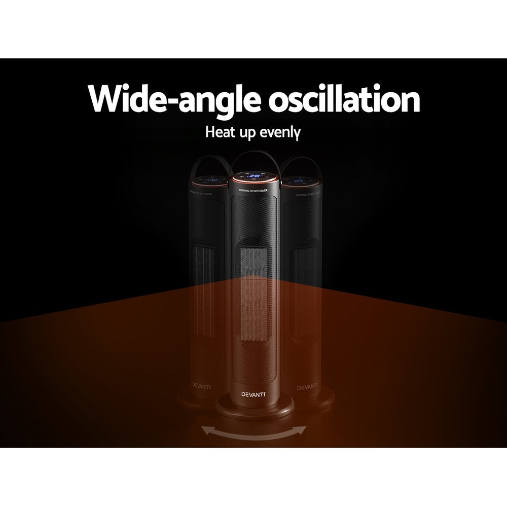 Devanti Ceramic Tower Heater 2000W - Image 4