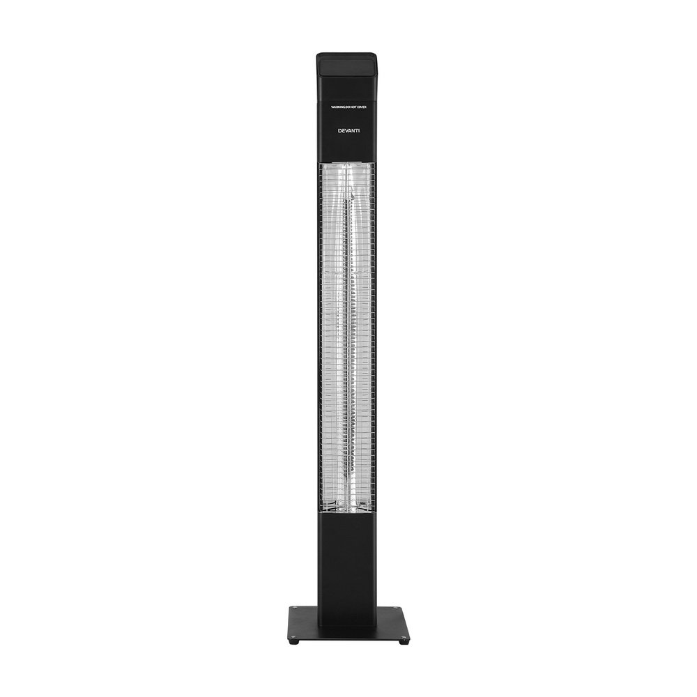 Devanti Radiant Tower Heater Electric Portable Remote Control 2000W Heating - Image 3