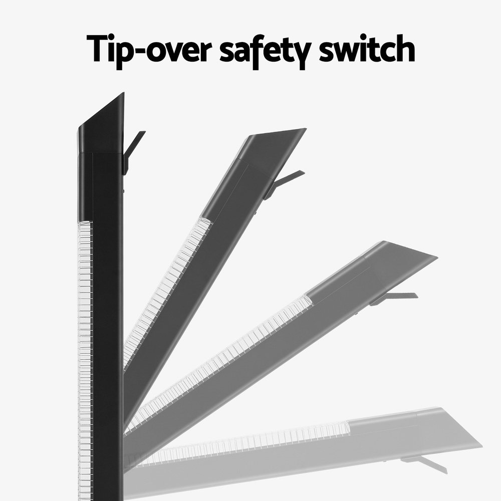 Devanti Radiant Tower Heater Electric Portable Remote Control 2000W Heating - Image 6