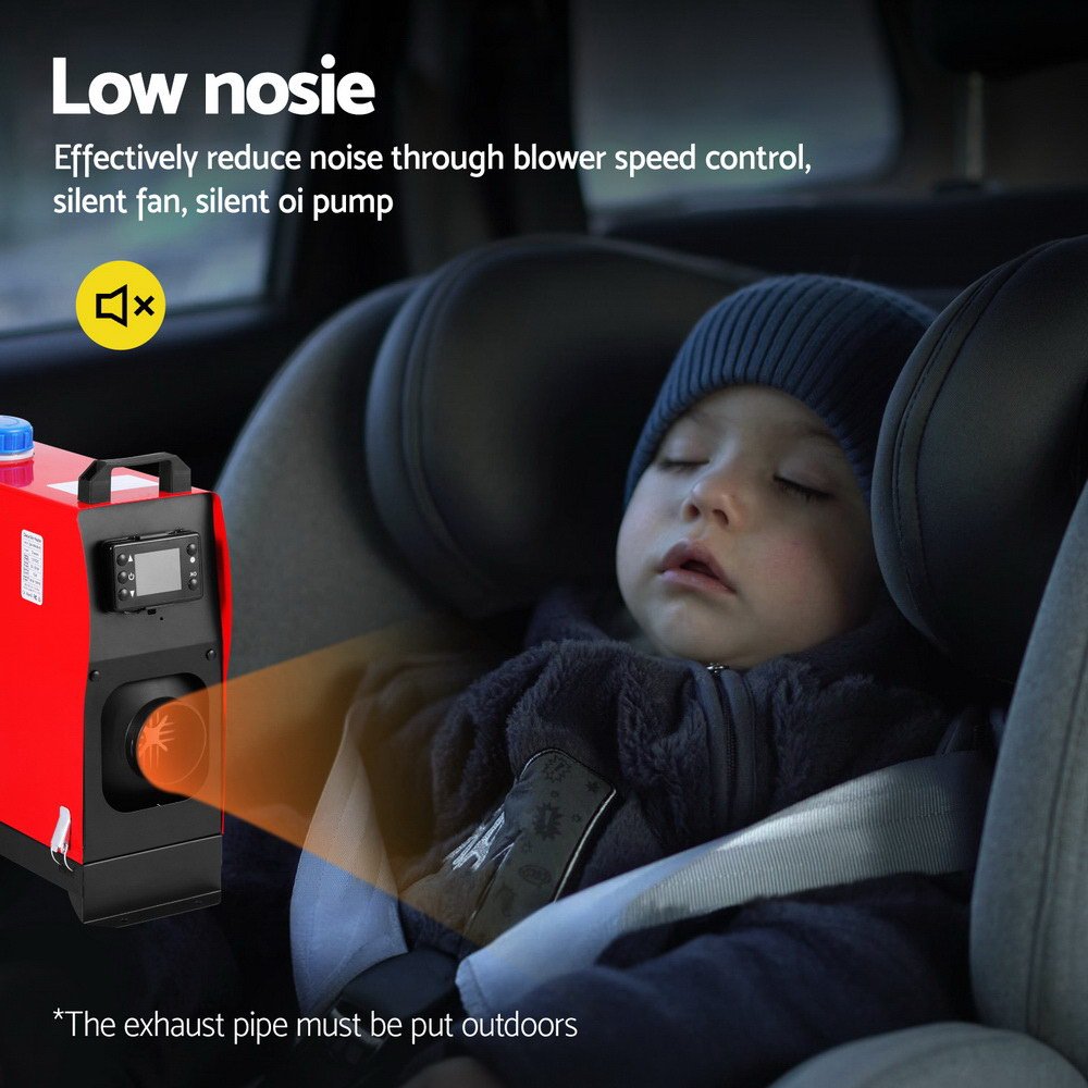 Giantz Diesel Air Heater All-in-one 12V 5KW LCD Remote Control for Car RV Indoors caravan machinery - Image 6