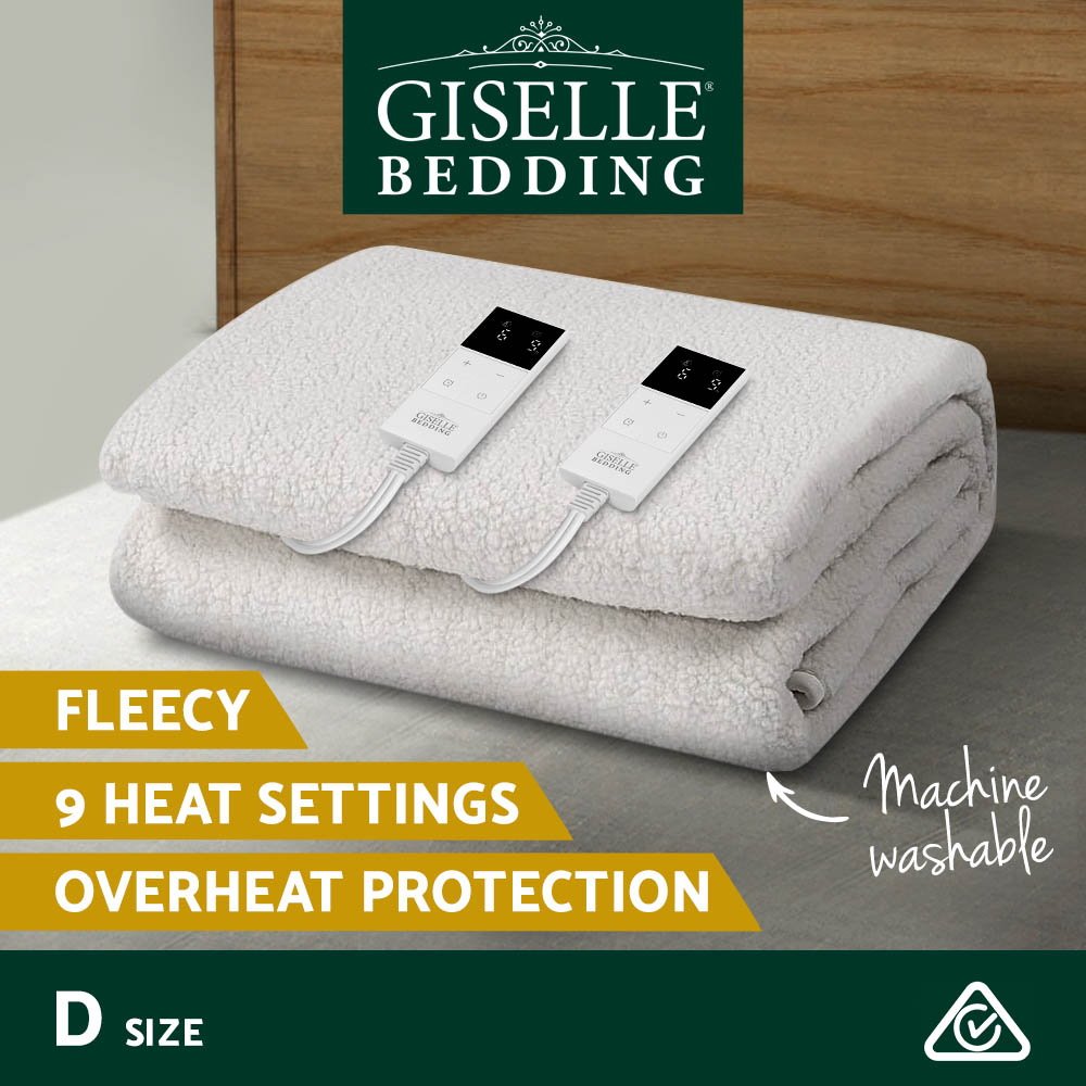 Giselle Bedding Double Size Electric Blanket Fleece - Image 6