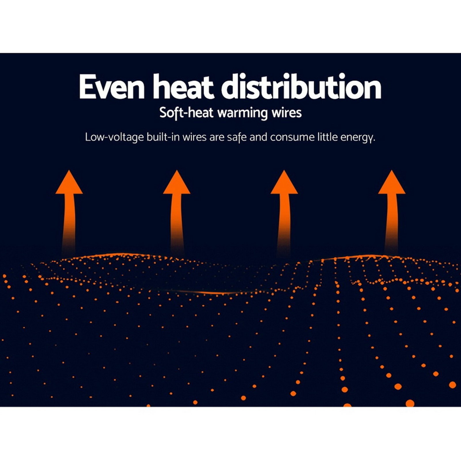 Giselle Bedding Electric Throw Blanket - Navy - Image 6