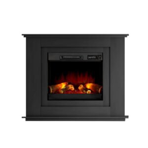 Devanti Electric Fireplace Fire Heater 2000W Black
