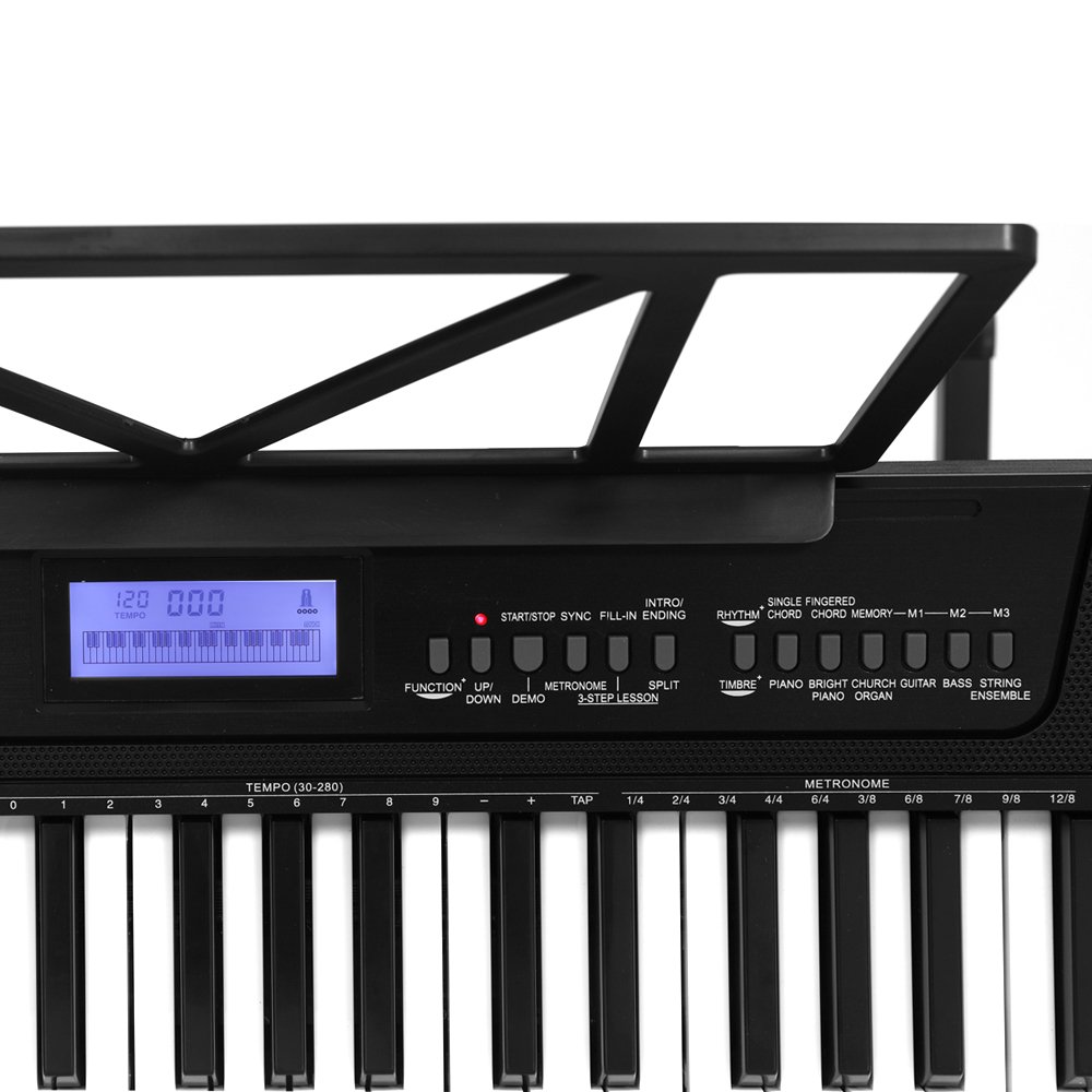 Alpha 61 Keys Electronic Piano Keyboard Digital Electric w/ Stand Touch Sensitive - Image 3