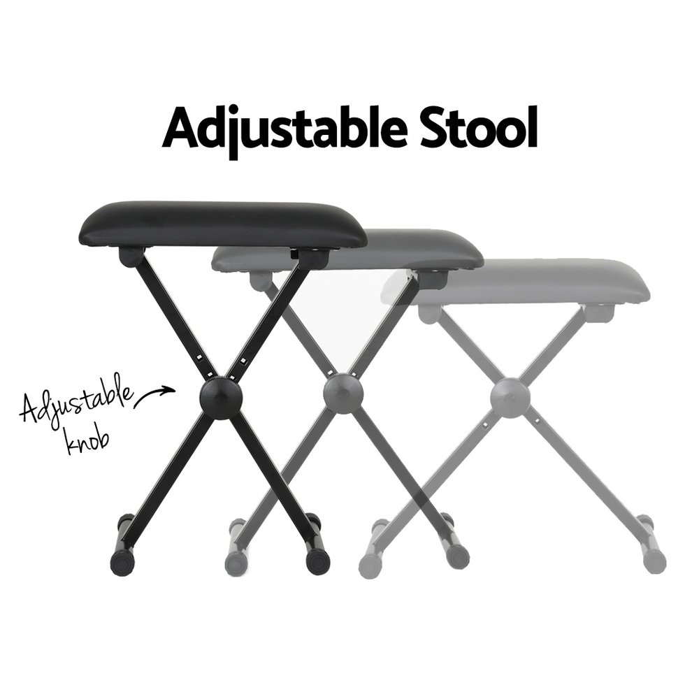 Alpha 61 Keys Electronic Piano Keyboard Digital Electric w/ Stand Stool Speaker - Image 6