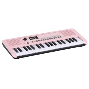 Alpha 37-Key Digital Piano Keyboard for Kids Beginners Electronic Keyboard Piano Gift Pink