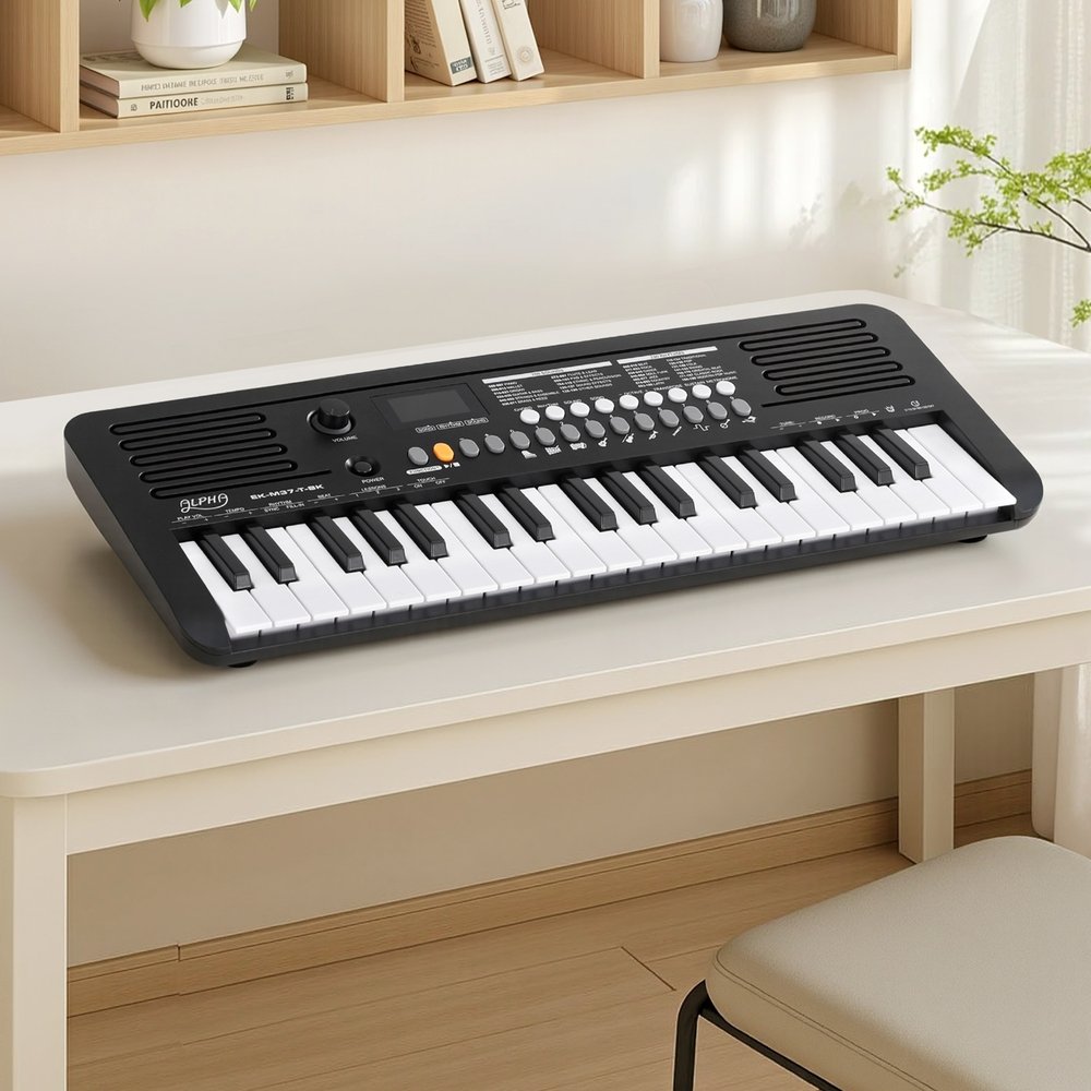 Alpha 37-Key Digital Piano Keyboard Electric Black - Image 7