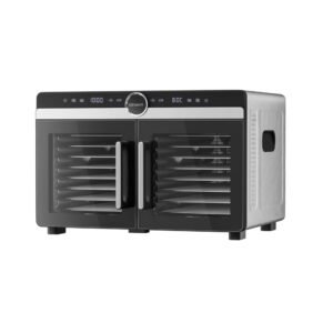 Devanti 16 Trays Food Dehydrator Dual-Zone Stainless Steel