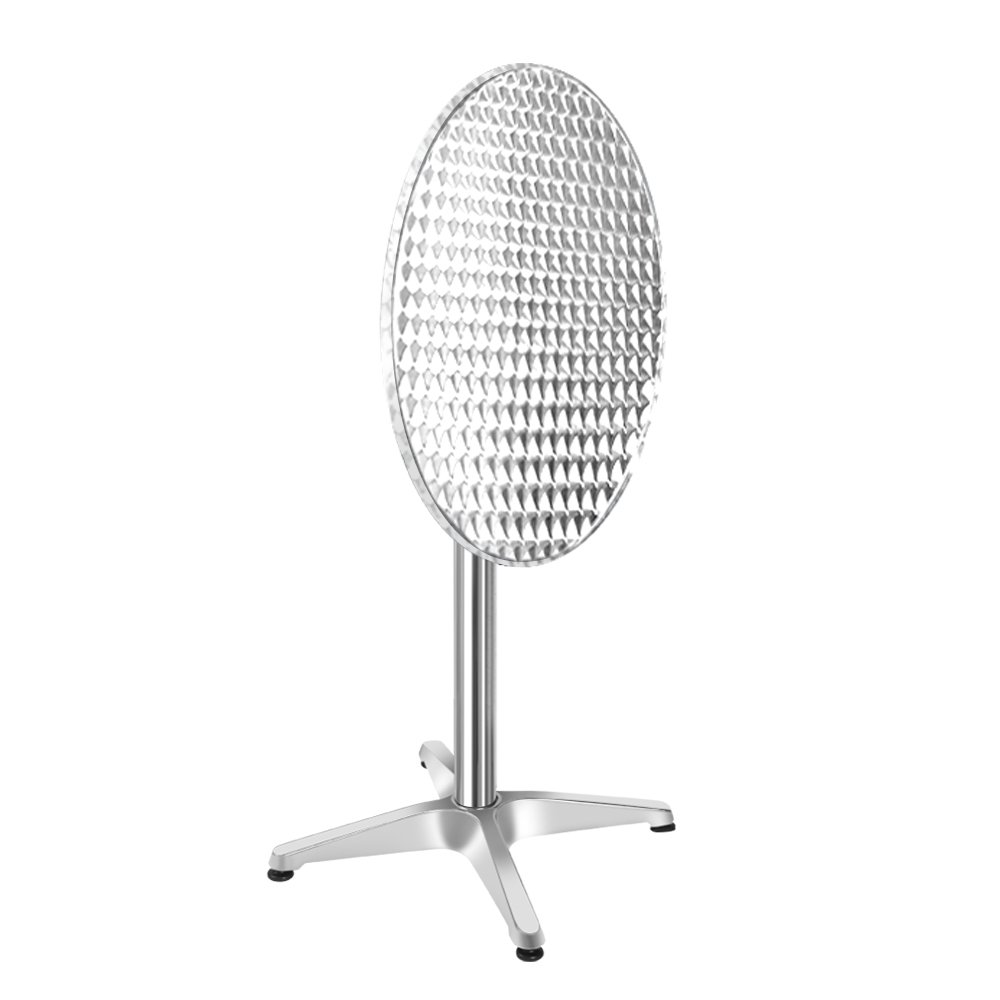 Gardeon Set of 4 Outdoor Bar Table Aluminium Round 70/110CM - Image 4