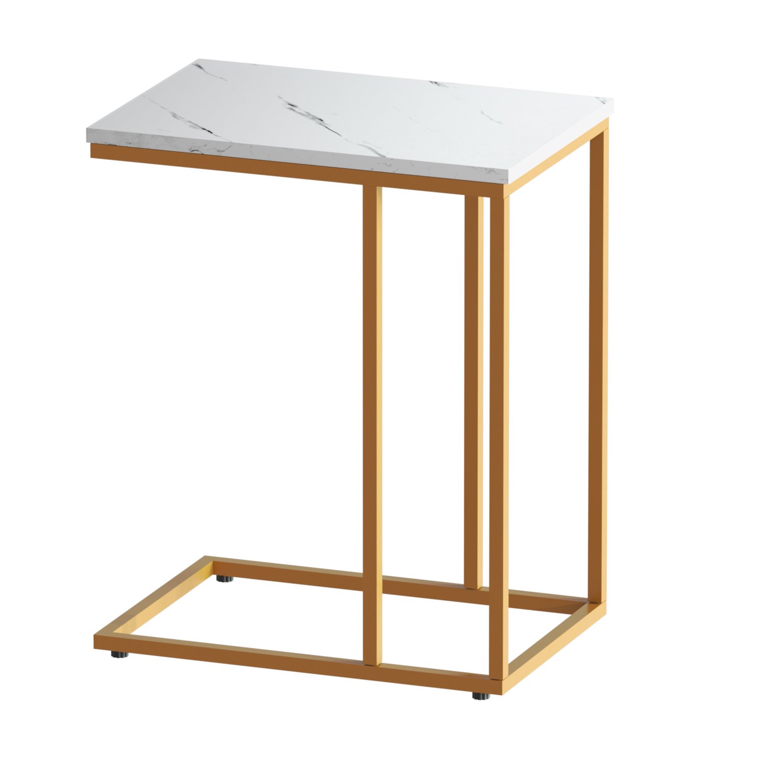 Artiss Coffee Table Side Table Marble Effect Emma - Image 7