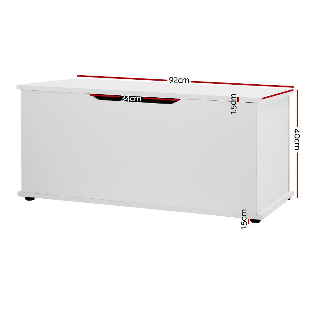 Keezi Kids Toy Box Chest Children Container Storage Clothes Organiser Cabinet - Image 2