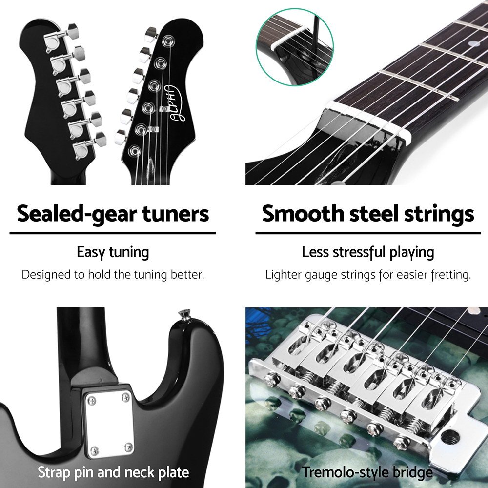 Alpha Electric Guitar Music String Instrument 20W Amplifier - Image 4