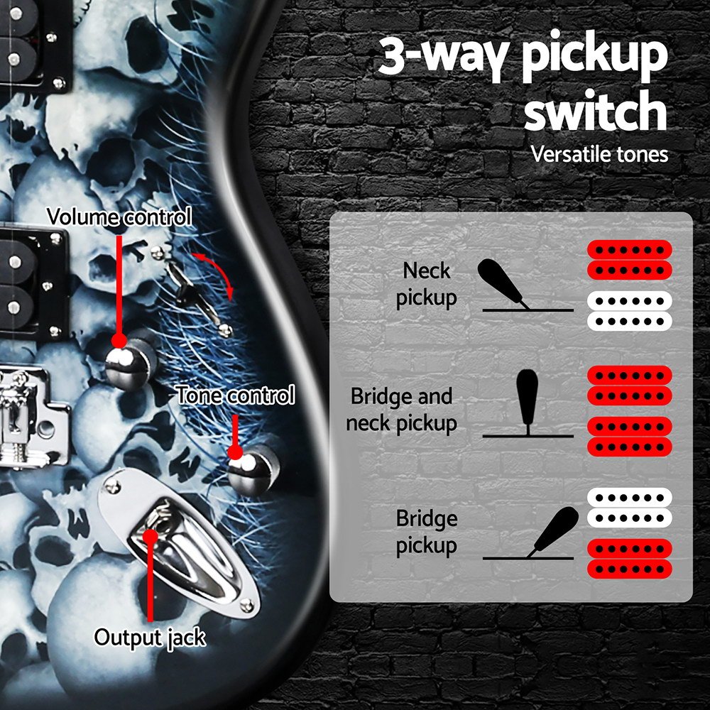 Alpha Electric Guitar Music String Instrument 20W Amplifier - Image 5