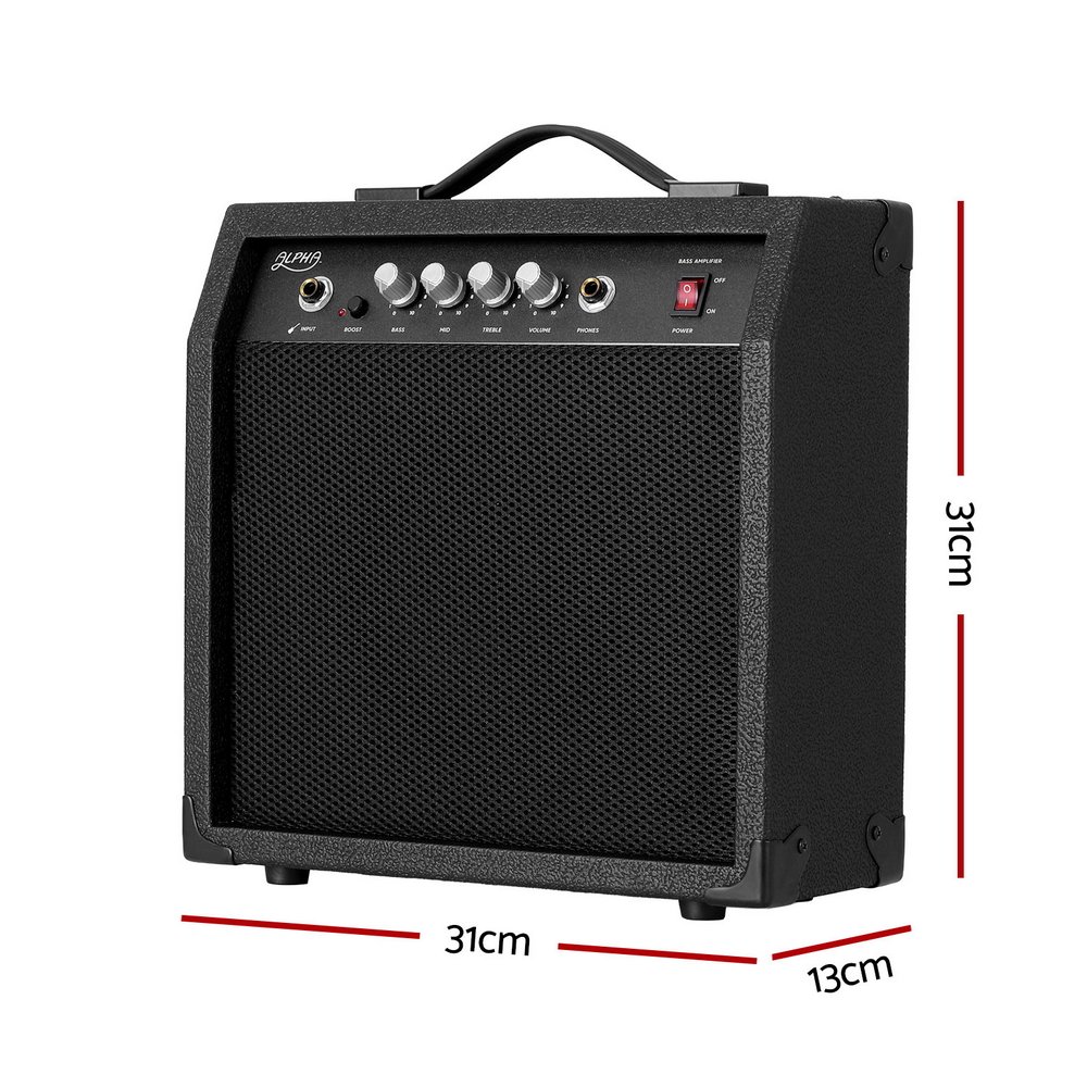 Alpha 40W Bass Guitar Amplifier Portable - Image 2