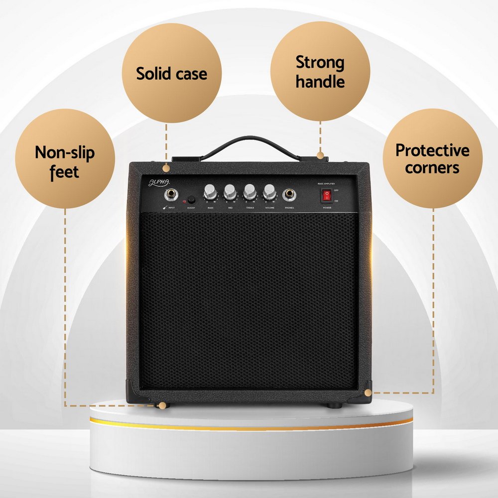 Alpha 40W Bass Guitar Amplifier Portable - Image 5