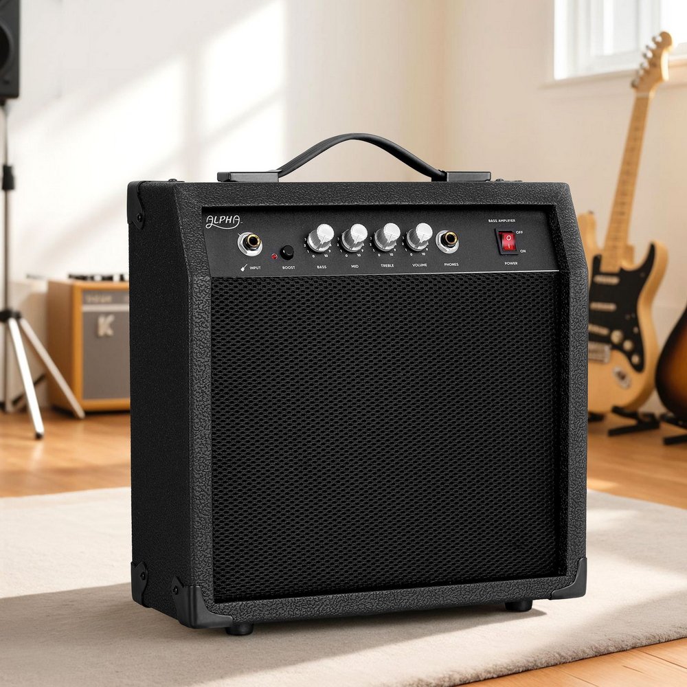 Alpha 40W Bass Guitar Amplifier Portable - Image 7