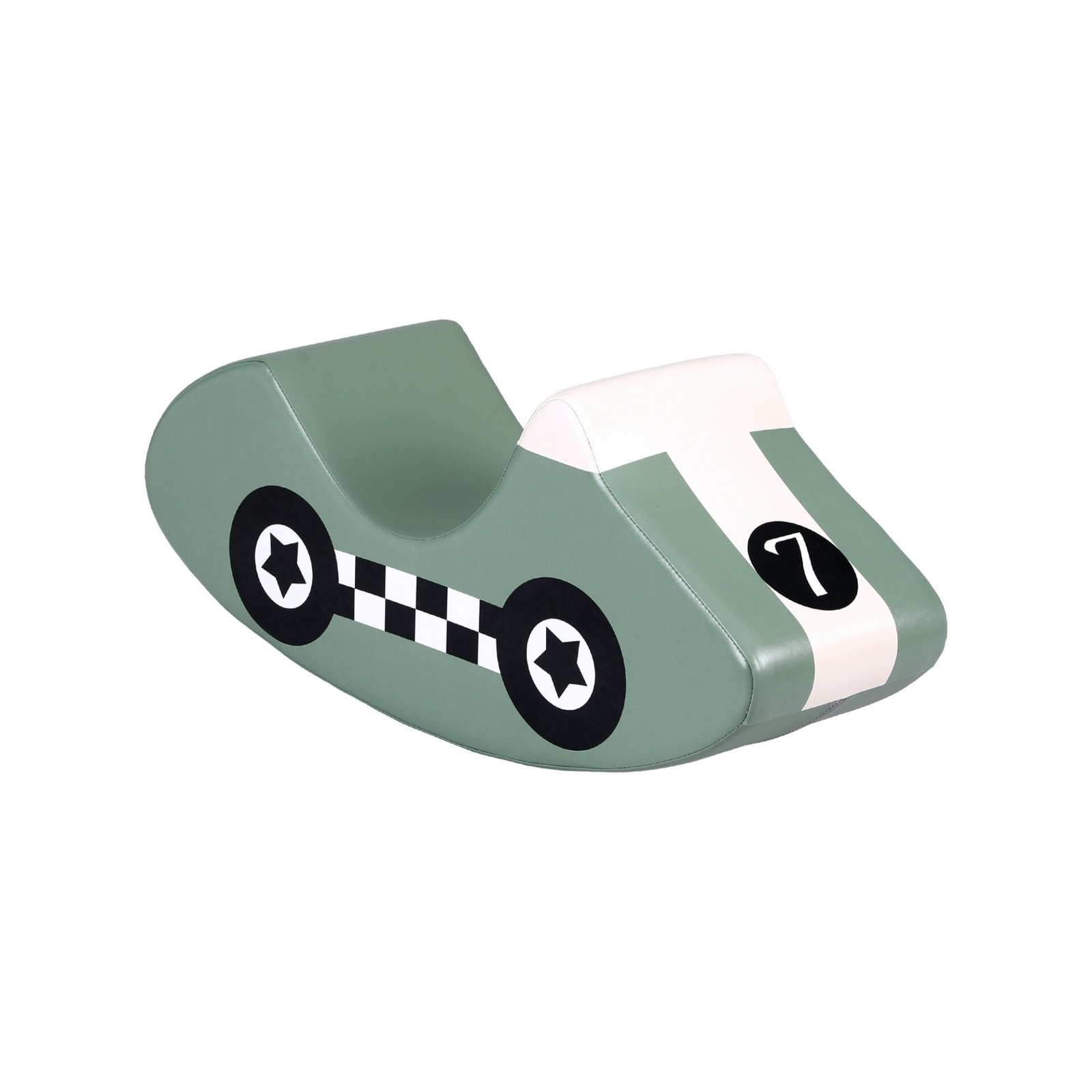 Keezi Kids Climbing Blocks Foam Toddler Playset Soft Indoor Climbing Toy Rocker Green - Image 8