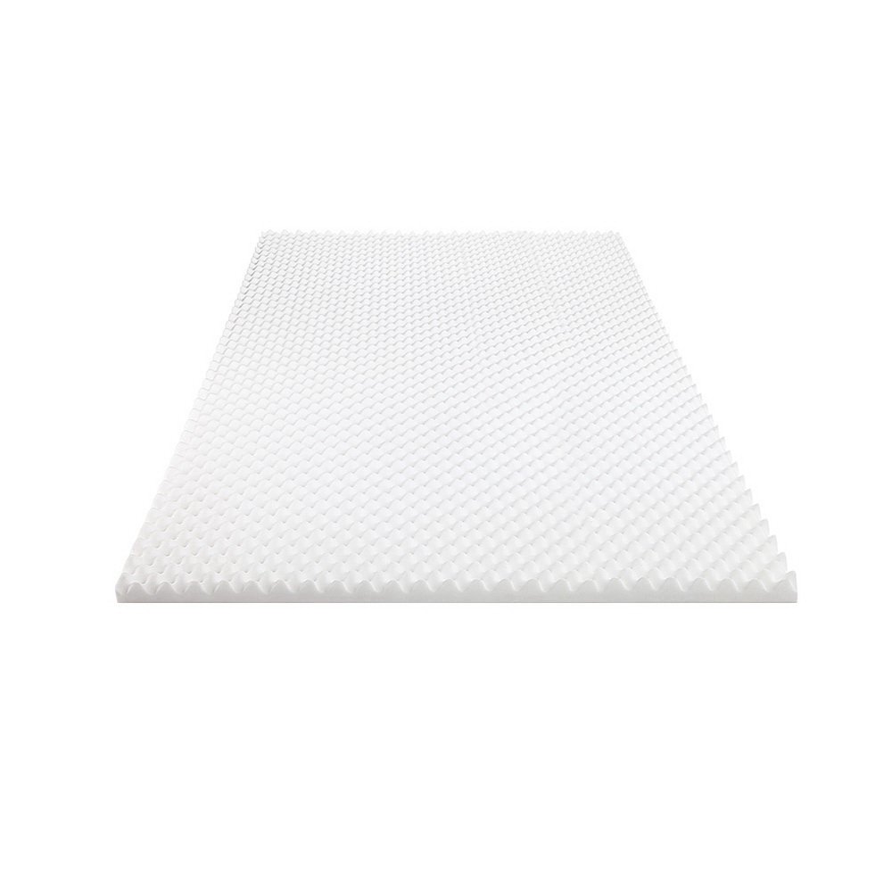 Giselle Bedding Foam Mattress Topper Egg Crate 5cm Double - Image 3