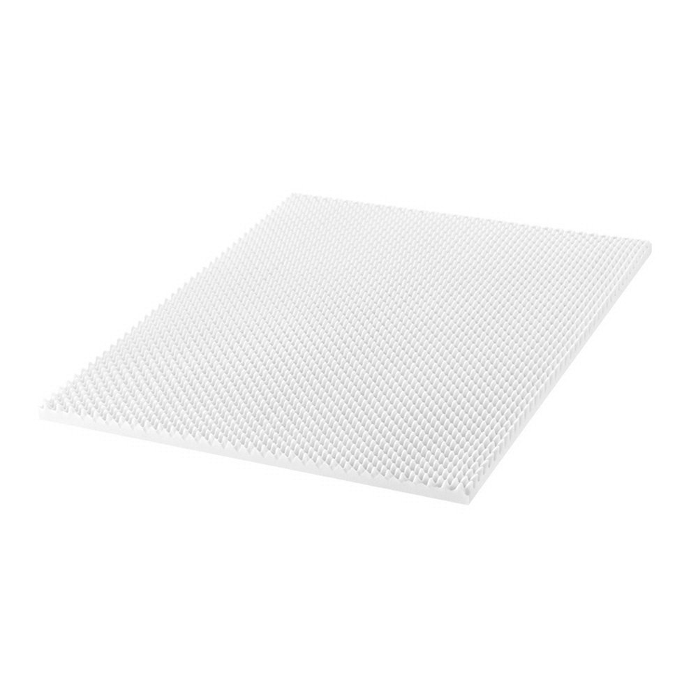 Giselle Bedding Memory Foam Mattress Topper Egg Crate 5cm Queen - Image 7