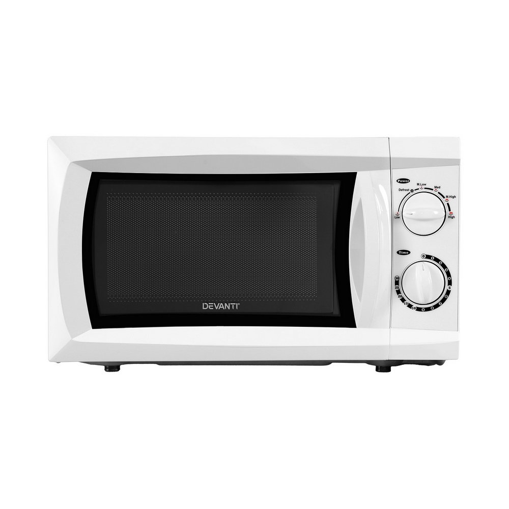 Devanti 20L Microwave Oven 800W White - Image 3