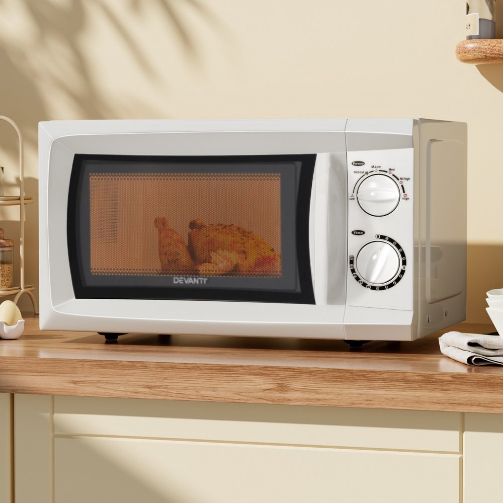 Devanti 20L Microwave Oven 800W White - Image 7