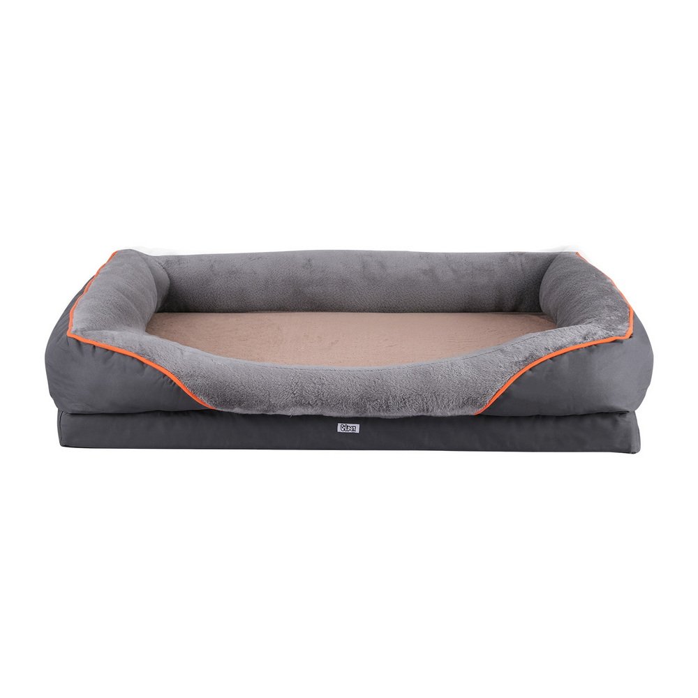 i.Pet Pet Bed Orthopedic Washable Dog Bed Plush Fleece Sofa Cushion Mat - Image 3