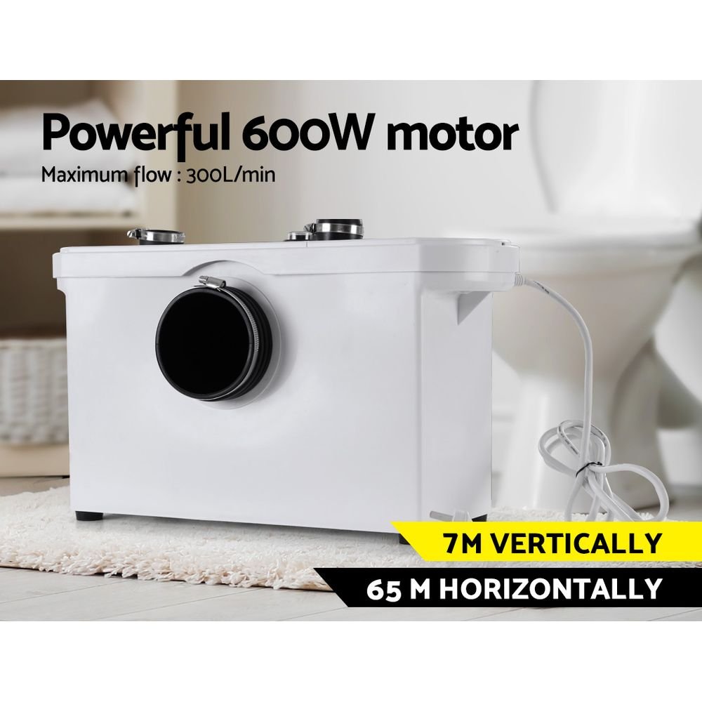 Giantz Macerator Sewerage Pump Waste Water Marine Toilet Disposal Laundry Unit - Image 4