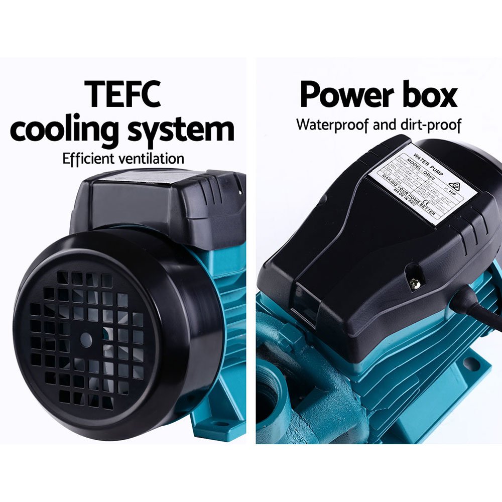 Giantz Peripheral Water Pump Garden Boiler Car Wash Auto Irrigation House QB60 - Image 6