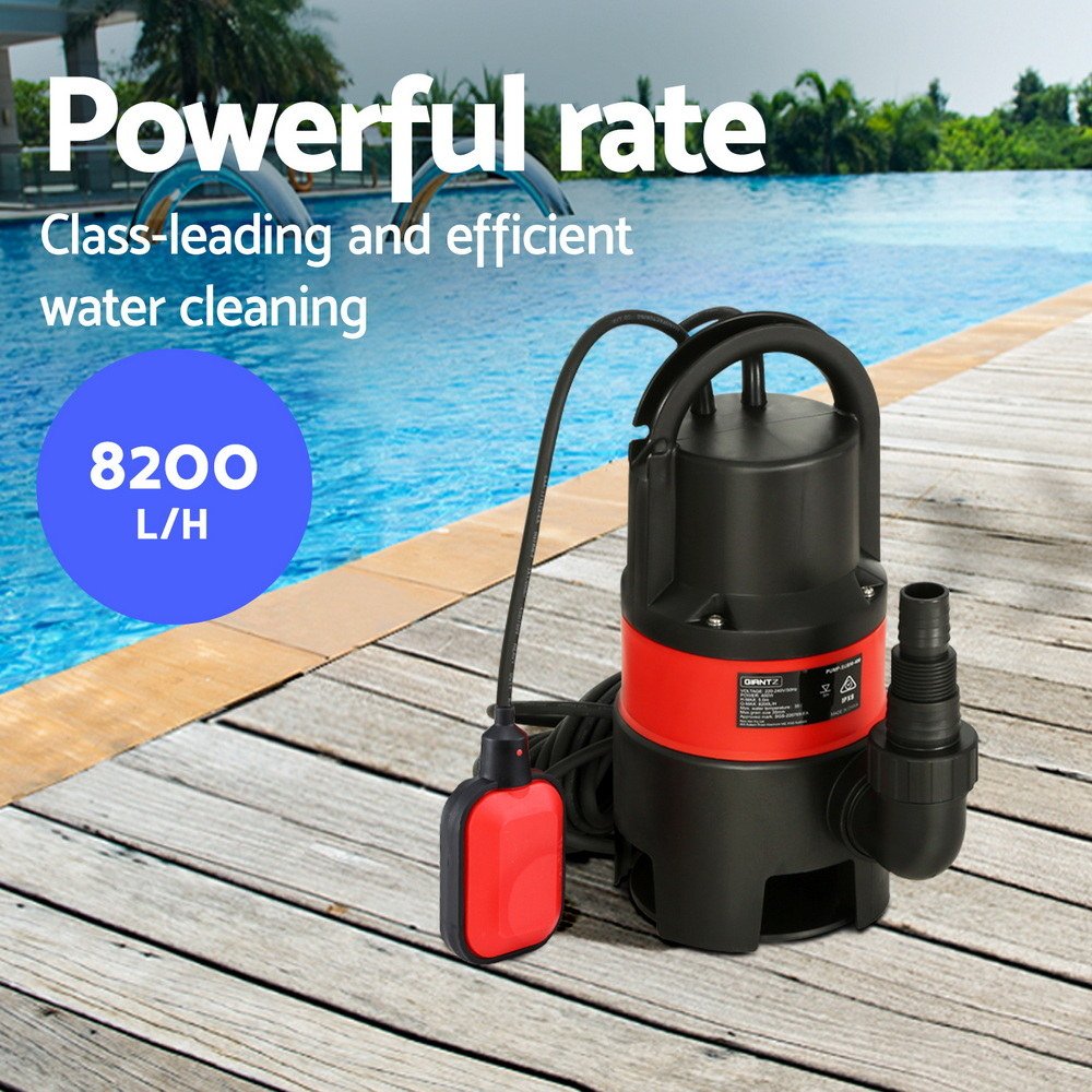 Giantz Garden Submersible Pump 400W Dirty Water Bore Tank Well Steel Sewerage - Image 5