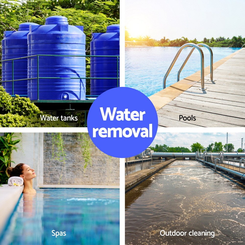 Giantz Garden Submersible Pump 400W Dirty Water Bore Tank Well Steel Sewerage - Image 7