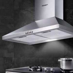 Devanti 600mm Range Hood 60cm Rangehood Stainless Steel