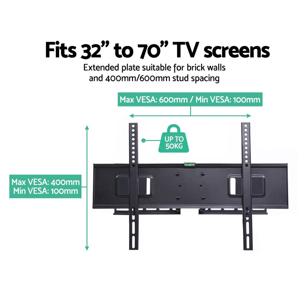 Artiss TV Wall Mount Bracket for 32"-70" LED LCD Full Motion Dual Strong Arms - Image 6