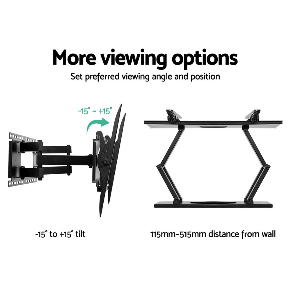 Artiss TV Wall Mount Bracket for 32"-80" LED LCD Full Motion Dual Strong Arms - Image 5