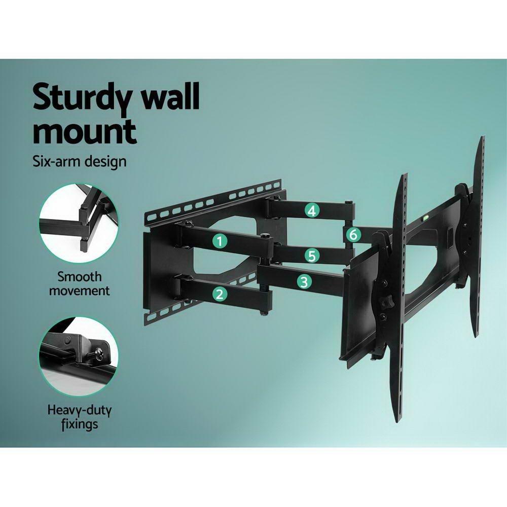 Artiss TV Wall Mount Bracket for 32"-80" LED LCD Full Motion Dual Strong Arms - Image 7