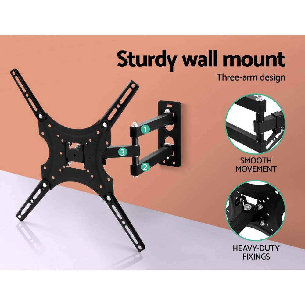 Artiss TV Wall Mount Bracket for 24"-50" LED LCD TVs Full Motion Strong Arms - Image 5