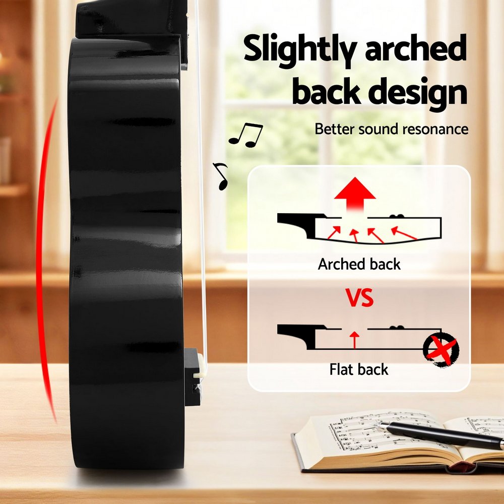 Alpha Ukulele 21 Inch Basswood Beginner - Image 5