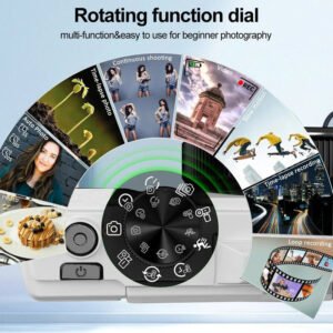 Digital Camera with Zoom Autofocus Black