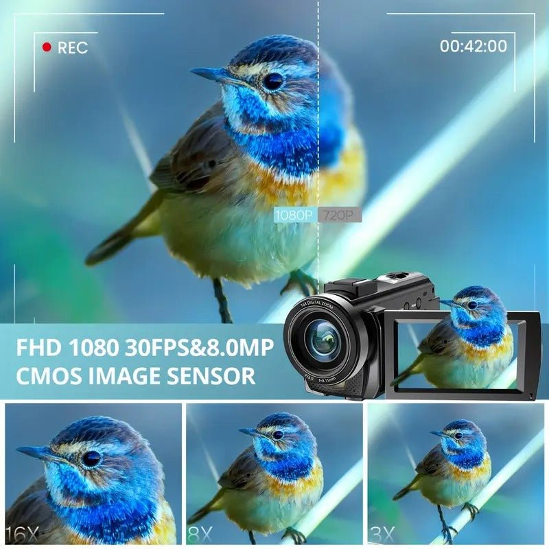 1080P 24MP Digital Camera with 3.0" LCD - Image 2