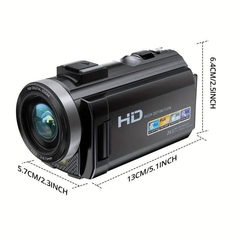 1080P 24MP Digital Camera with 3.0" LCD - Image 5