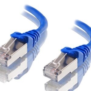 ASTROTEK CAT6A Shielded Ethernet Cable 10m Blue Color 10GbE RJ45 Network LAN Patch Lead S/FTP LSZH Cord 26AWG