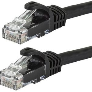 ASTROTEK CAT6 Cable 0.5m/50cm - Black Color Premium RJ45 Ethernet Network LAN UTP Patch Cord 26AWG