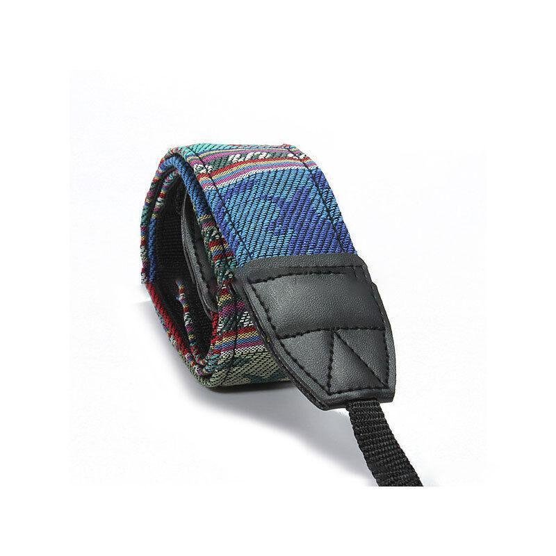 Camera Strap Compatible With Sony Nikon Olympus Dslr Canon Vintage Shoulder Neck - Black - Image 4