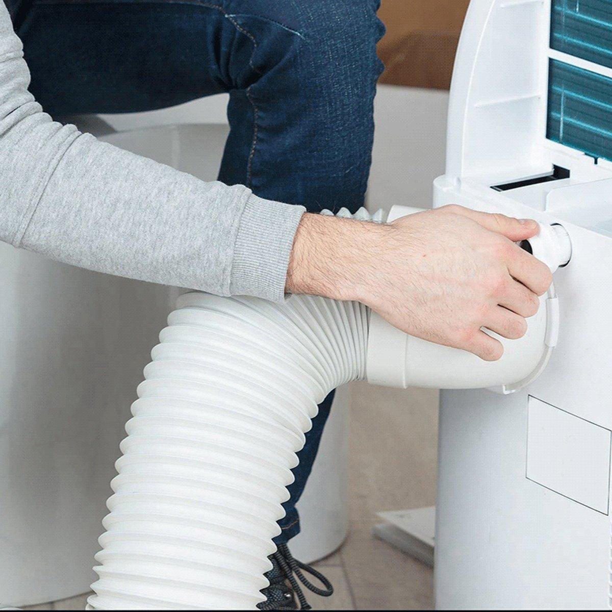 Portable Air Conditioner Exhaust Hose 13/15cm Extendable Vent Pipe PP Steel Wire - 2m x 13cm - Image 5