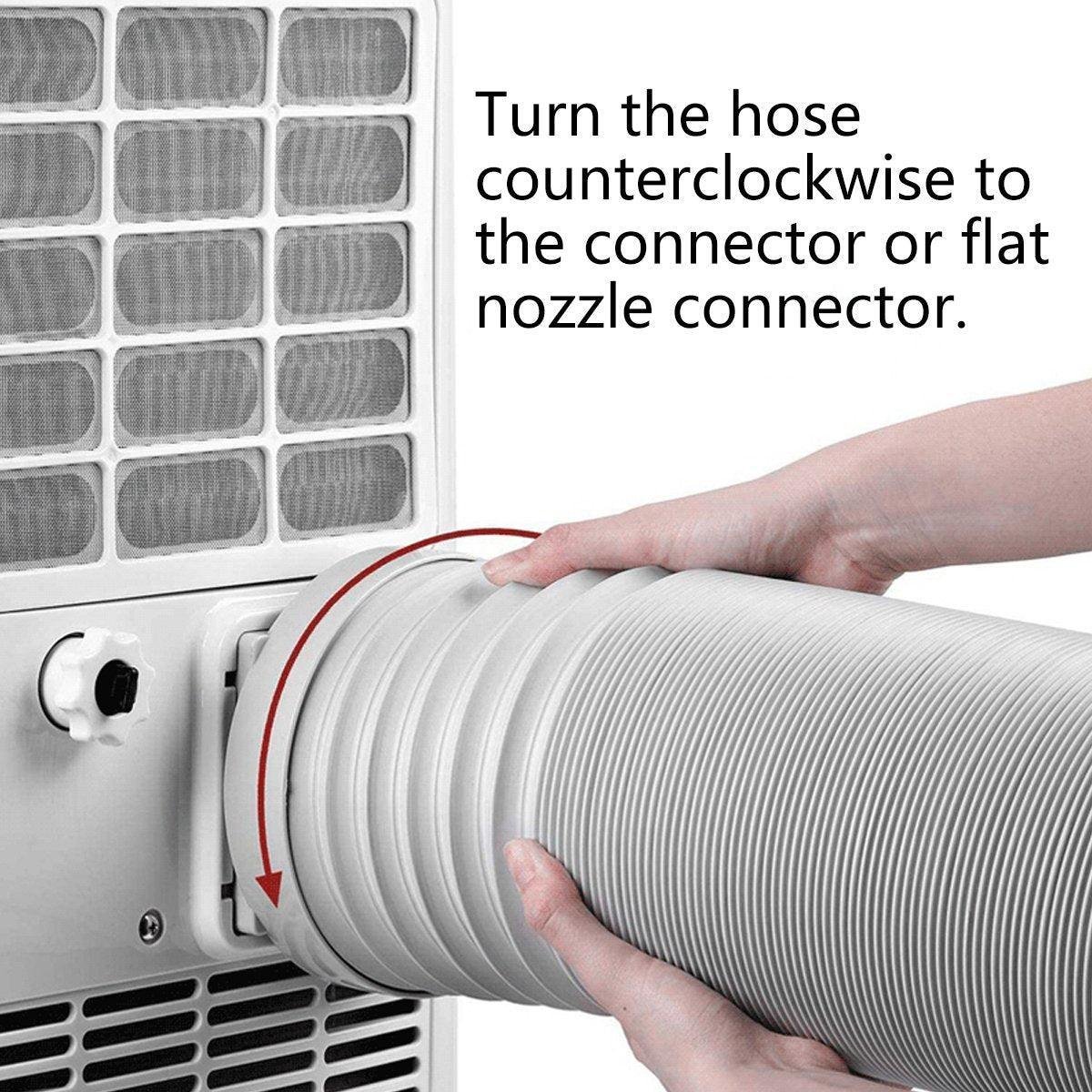 Portable Air Conditioner Exhaust Hose 13/15cm Extendable Vent Pipe PP Steel Wire - 2m x 15cm - Image 4