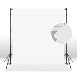 Hridz 2x3m White Backdrop For Photography Videos Events Photoshoot