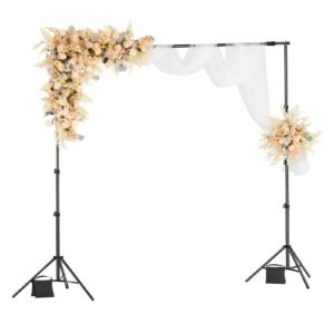Backdrop Stand Background Stand Kit with 2 Tripod for Party & Photo Studio