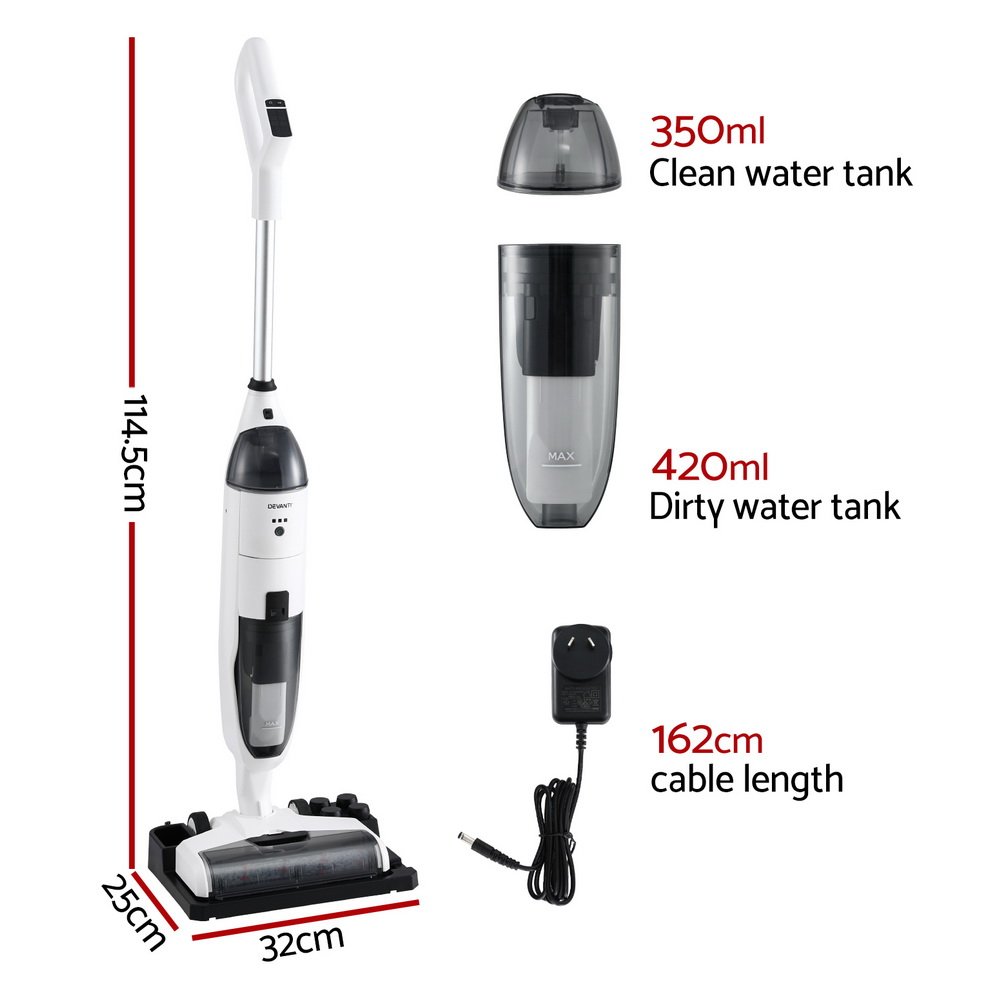 Devanti Wet Dry Stick Vacuum Cleaner 200W - Image 2